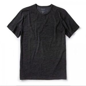 Taylor Stitch Merino Tee in Heather Black size 44 XL